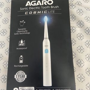 Toothpaste & Brush | AGARO COSMIC Lite Sonic Electric Toothbrush | Freeup