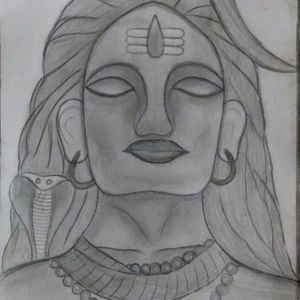 Very Easy  Adiyogi Shiva Drawing  Lord Shiva Drawing  YouTube