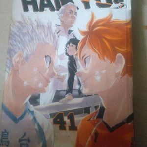 Haikyuu BR - Capa do volume 41 do mangá de Haikyuu. Pra