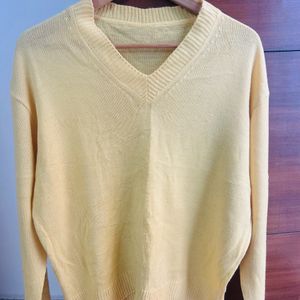 Light Sheer Yellow Sweater