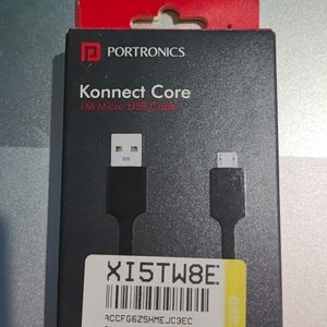 Konnect Core Type C And Micro USB Cables (Combo of 2)
