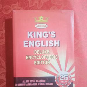 Buy ADDONE KING'S ENGLISH - Deluxe Encyclopaedic Edition Online at