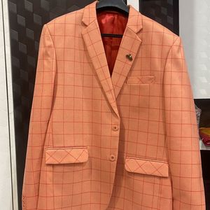Peach Color Party Wear Blazer