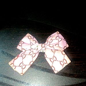 Hair Accessories  Pretty in Pink: Bow-Shaped Hair Clip Delights