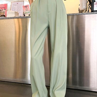 Ombre Wide Leg Pants - Green – chambrayandco