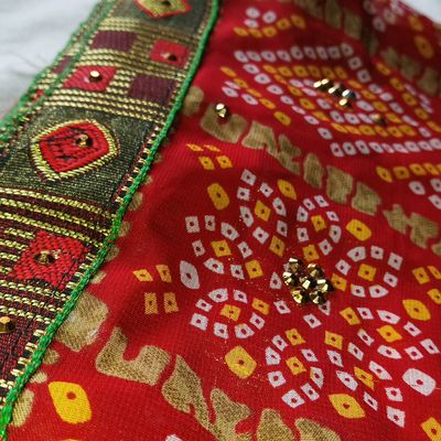 Casual, Festive Green color Chiffon fabric Saree : 1876842
