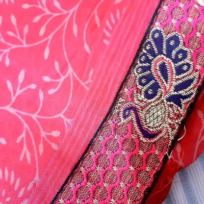 Multi Jacquard Work Soft Litchi Silk Cloth Saree, 5.5 m (separate blouse  piece) at Rs 500/piece in Surat