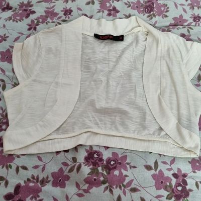 White clearance colour shrug