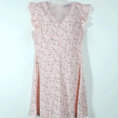 Buy SASSAFRAS Women Pink Floral Print A Line Top - Tops for Women