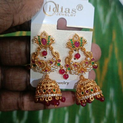 Buttalu | Jhumka designs, Gold earrings models, Gold jhumka earrings