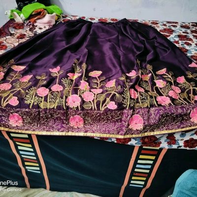 Size M: Pink lehenga choli set with outer jacket | sequin work and zardosi  work lehenga choli set online shopping usa | party wear lehenga