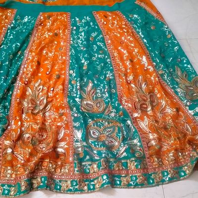 Adorable Art Silk Designer Lehenga Style Saree