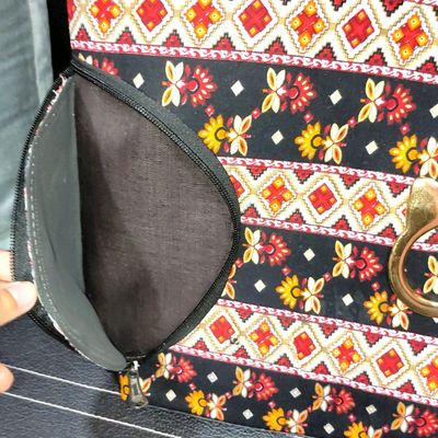 Buy Shristi Handicraft Women's Rajasthani Jaipuri Bohemian Art Tote Bag  (Multicolour, Large) (Multicolour) at Amazon.in