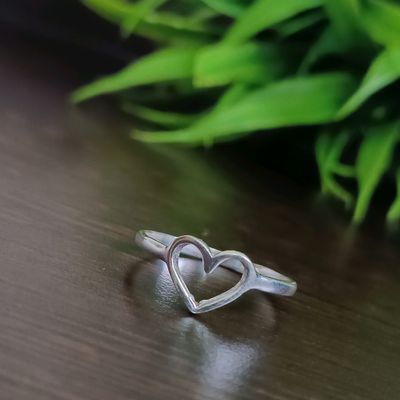 Tree of Life' Heart Ring - Sterling Silver - Made in Israel