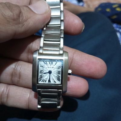 CARTIER Tank Francaise Silver Dial Ladies Watch