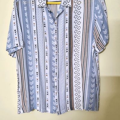 Cotton Zudio Branded Men's Printed Casual Shirts, Half sleeves at