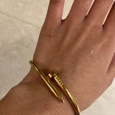 Nail bracelet for women trendy 18K Bangle - Walmart.com