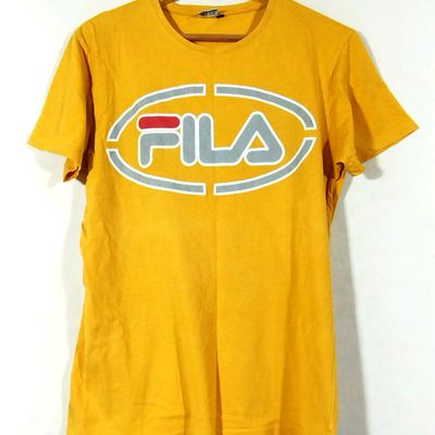 Yellow deals fila shirts