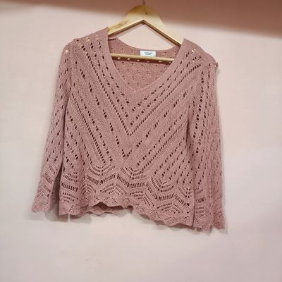 Peach clearance color sweater