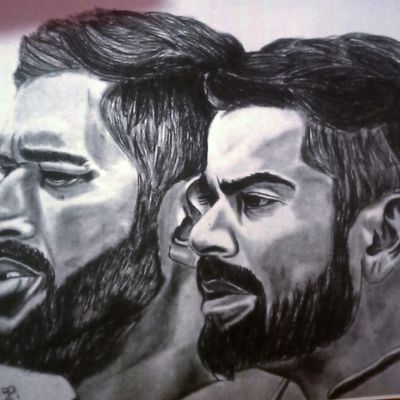 MS Dhoni drawing , Tribute to The Legend of All Time | By Cyrus realistic  artFacebook