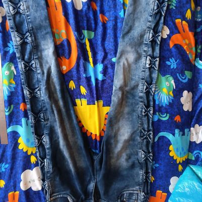 Buy Elastic Waist Sheded Jeans for Boys – Mumkins