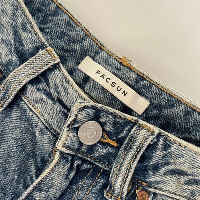 PacSun Butterfly Patch '90s Boyfriend Jeans