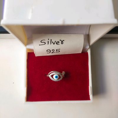 Size 5 Solid 925 Sterling Silver Evil Eye Ring | Michaels