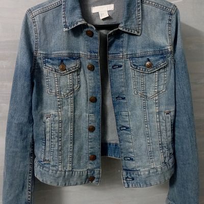 Short denim clearance jacket h&m