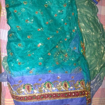 Buy Peacock Blue Banarasi Saree for Women Online from India's Luxury  Designers 2024