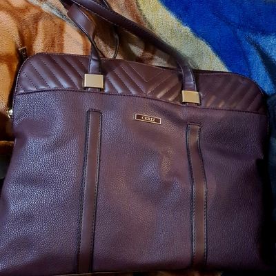 Buy Van Heusen Black Patterned Handbag online
