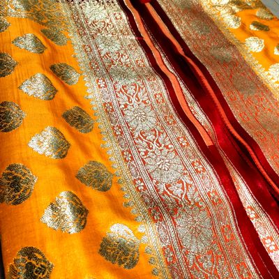 Bengal Silk Multicolour Pure Mulberry Silk Patli Pallu Saree, With Blouse  Piece at best price in North 24 Parganas