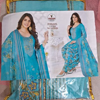 Buy PISARAWomen's Crepe Printed Patiyala Salwar Suit Dress Material(Combo  Pack of 2) Online at desertcartINDIA