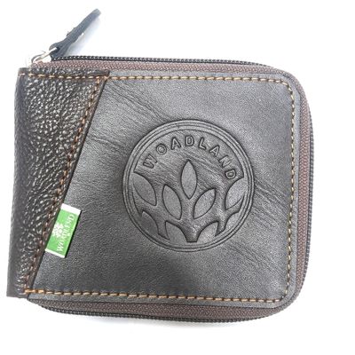 Brown Genuine Leather Soft and Slim Wallet/Purse by ENAAF – Woodland Canada