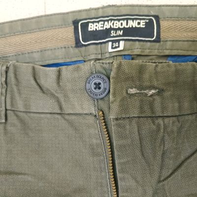 Olive Green Cotton Pant