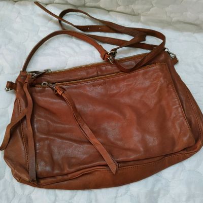 Black leather crossbody bag, Leather Shoulder bag, soft Italian leather bag  - Mayko Bags