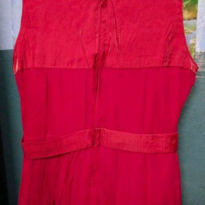 velvin Women A-line Red Dress - Buy velvin Women A-line Red Dress Online at  Best Prices in India | Flipkart.com