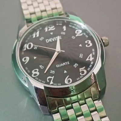 Oulm 3221 Fashion Men Quartz Wrist Watch with Dual Time Zones - Black
