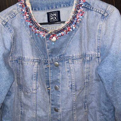 Buy Denim Trucker Jacket with Flap Pockets Online at Best Prices in India -  JioMart.