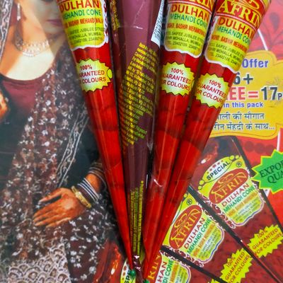 Buy AFRIN Henna Special Mehandi Cone Pack of 12 (40gm each) Online at Low  Prices in India - Amazon.in