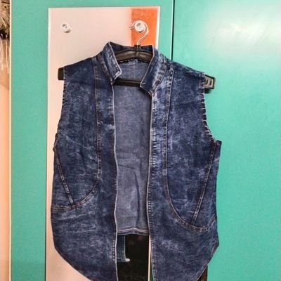 Buy SUSIELADY Women Casual Denim Jacket Jeans Tops Half Sleeve Trucker Coat  Outerwear Girls Fashion Slim Outercoat Windbreaker Online at desertcartINDIA