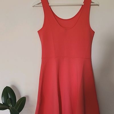 H&m red sale skater dress