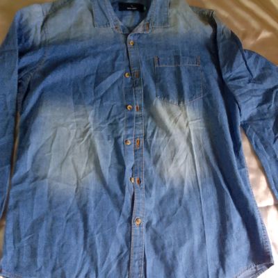 2023 Spring Men's Long Sleeve Denim Shirts Autumn Cotton Loose Casual Shirt  Male Classic Thin Jean Jacket Dark Blue at Amazon Men's Clothing store