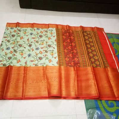 New Collection Fancy Border Saree at Rs.650/Piece in gangawati offer by  Aradhana Handlooms