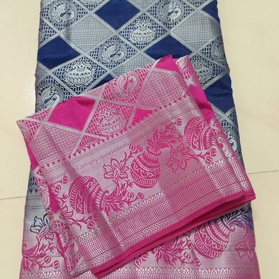 Yellow And Blue Combination Maduthaz Designed Pochampally Ikkat Pattu Saree  in Nalgonda at best price by Ikkat Hub - Justdial