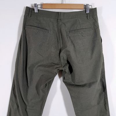 Buy Indigo Nation Men Black Slim Fit Solid Regular Trousers - Trousers for  Men 2490270 | Myntra