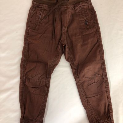Buy Boys Brown Skinny Fit Solid Pants Online - 700094 | Peter England