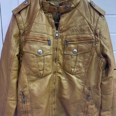 D&g leather hotsell jacket price