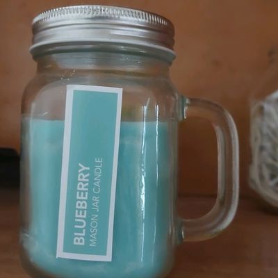 Blueberry Mason Jar Candle