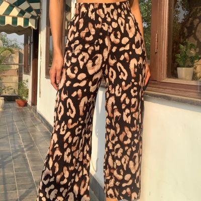 Buy Black Linen Printed Leopard Lapel Collar Blazer Pant Set For Women by  Rara Avis Online at Aza Fashions.