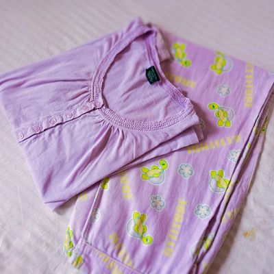 Buy CUTE BEE Women's Cotton & Printed Night Suit Set of Top & Pyjama-XL|Set  Of 2 (Combo) Online at Best Prices in India - JioMart.